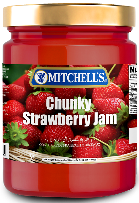 MITCHELL'S JAM STRAWBERY CHUNKY 410GM
