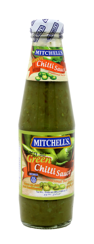 MITCHELL'S TRADITIONAL GREEN CHILLI SAUCE SMALL 280GM