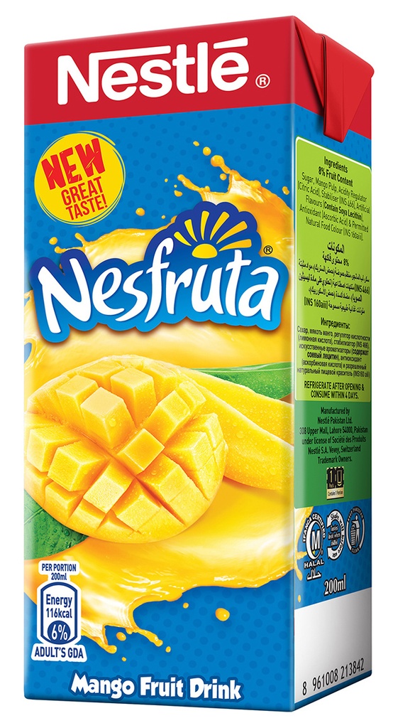 NESTLE NESFRUTA MANGO JUICE SMALL 200ML