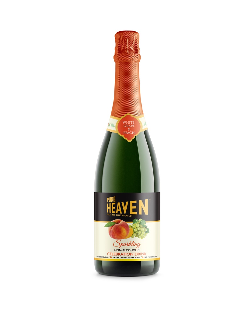 PURE HEAVEN PEACH SPARKLING DRINK 750ML