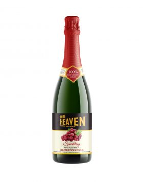 PURE HEAVEN RED GRAPE SPARKLING DRINK 750ML