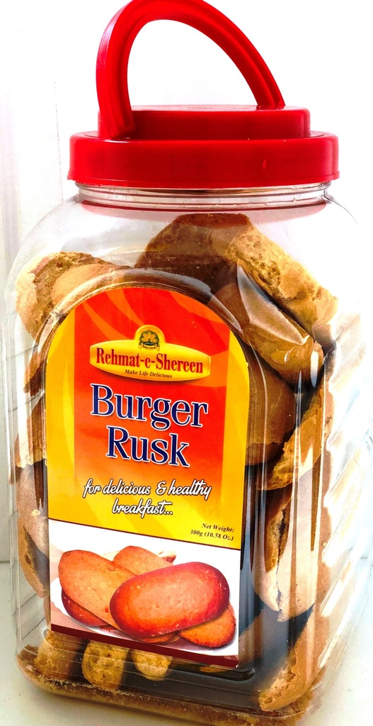 REHMAT-E-SHEREEN JAR BURGER RUSK 300GM