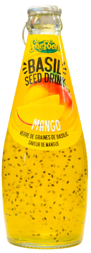 SHERBON BASIL SEED DRINK MANGO 290ML