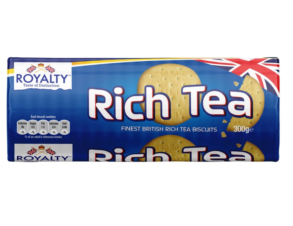 ROYALTY RICH TEA COOKIES 300GM