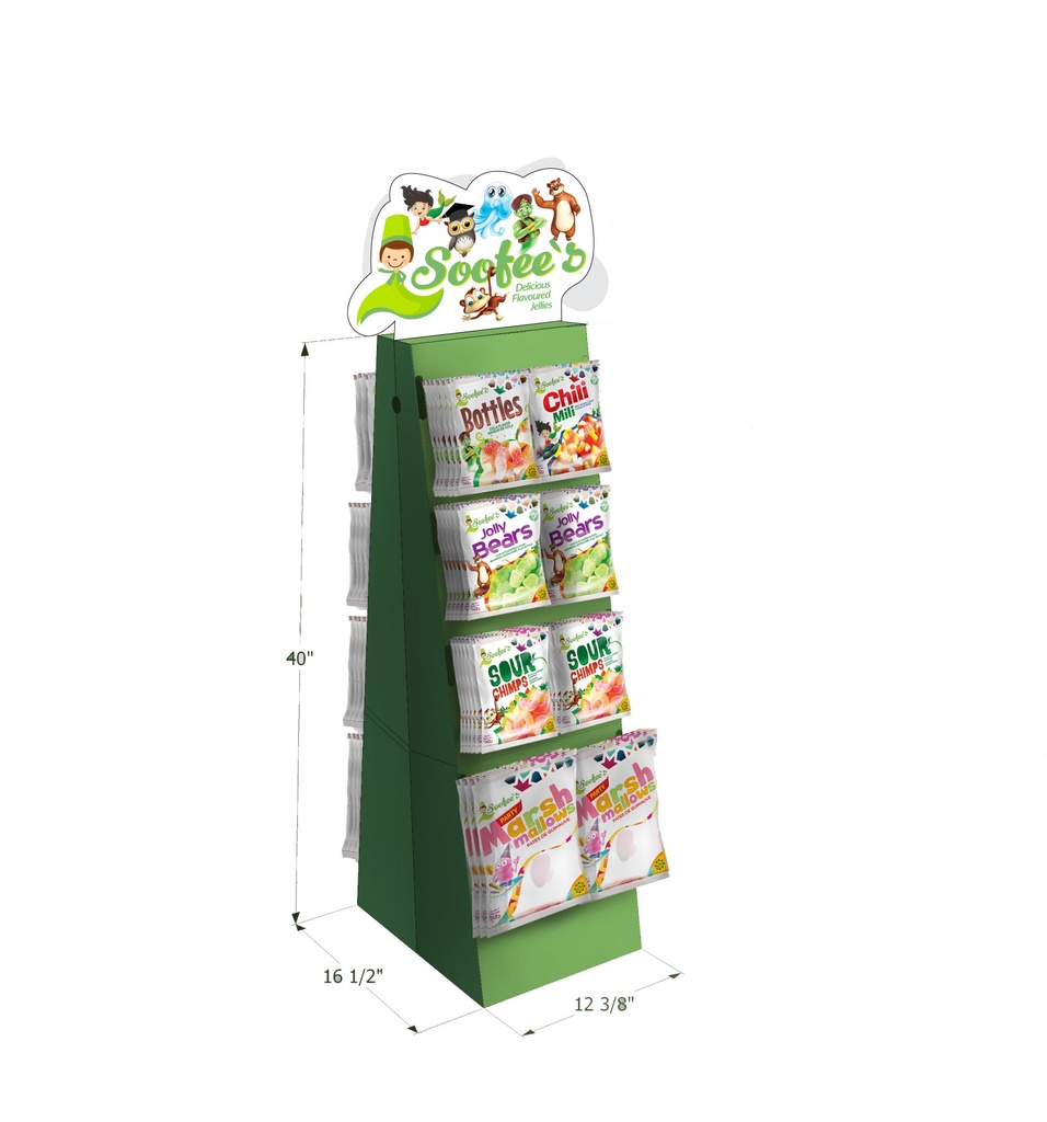 SOOFEE'S  ***FREE POP DISPLAY STAND*** 