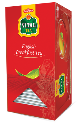 VITAL TEA BAGS ENGLISH BREAKFAST TEA 25 TBAGS