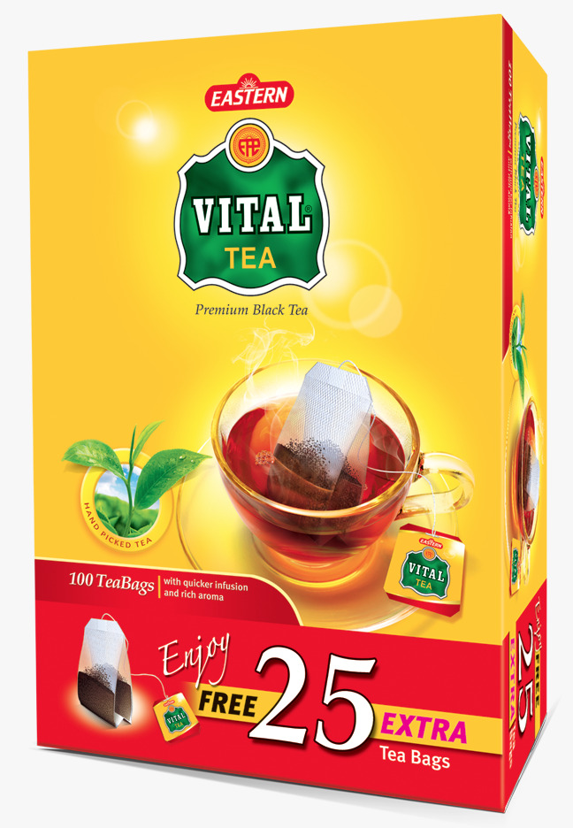 VITAL TEA BAG REGULAR 100 + 25 FREE