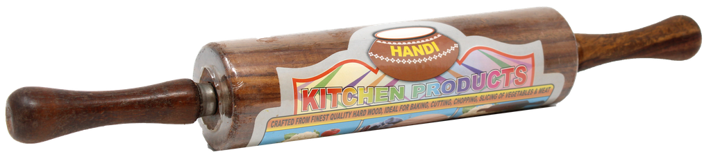 HANDI UTW WOODEN ROLLER PIN BAILNA WITH BEARING 12 PCS