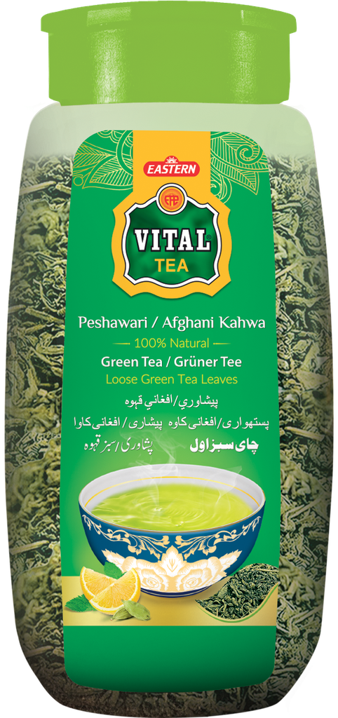 VITAL JAR TEA GREEN PESHAWARI KAHWA LARGE 500GM