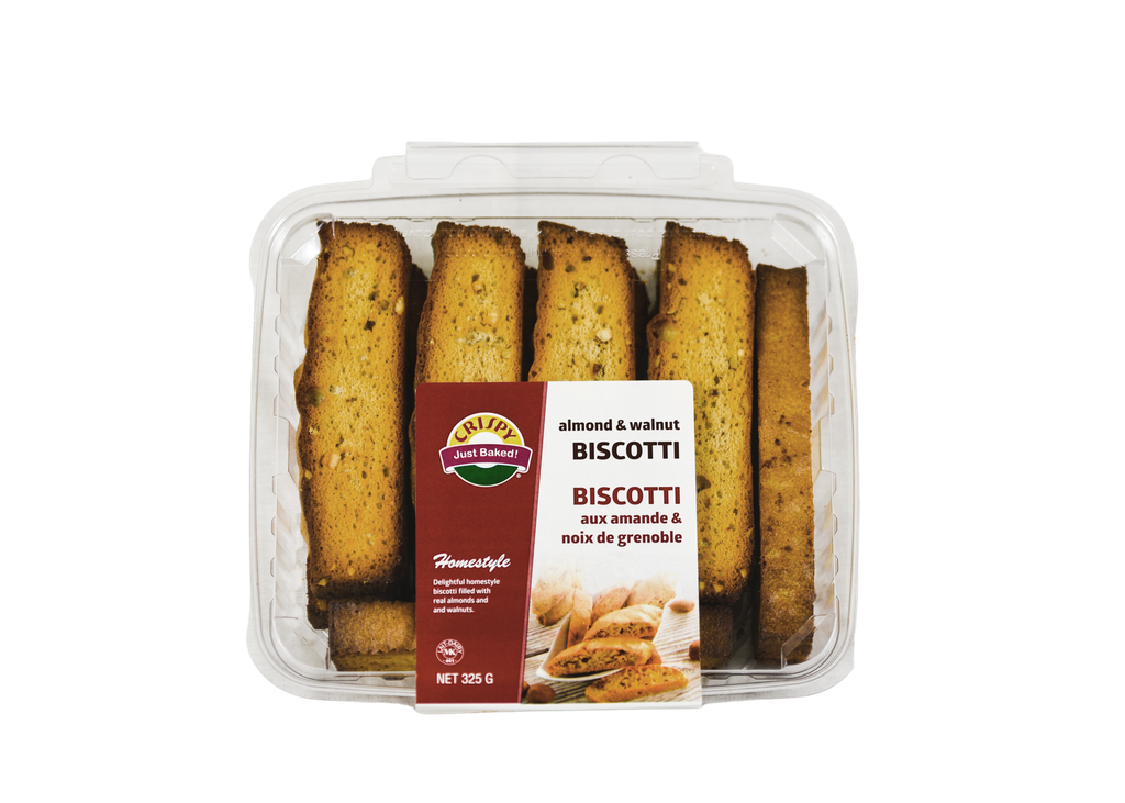 CRISPY BISCOTTI ALMOND & WALNUT 325G