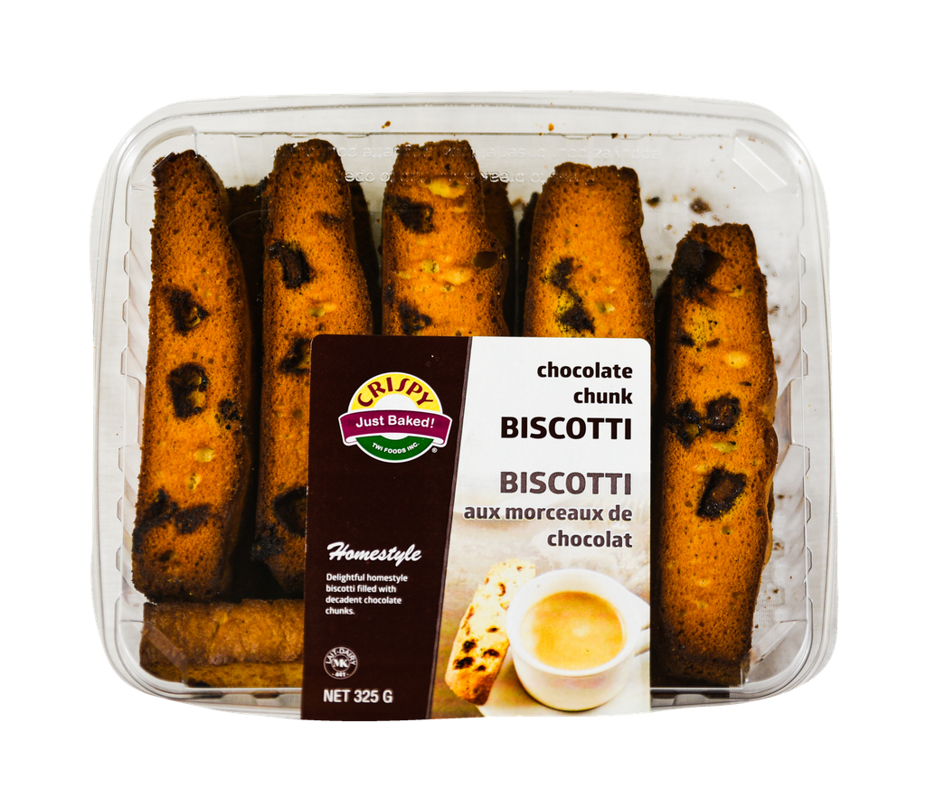 CRISPY BISCOTTI CHOCLATE CHUNKS 325G