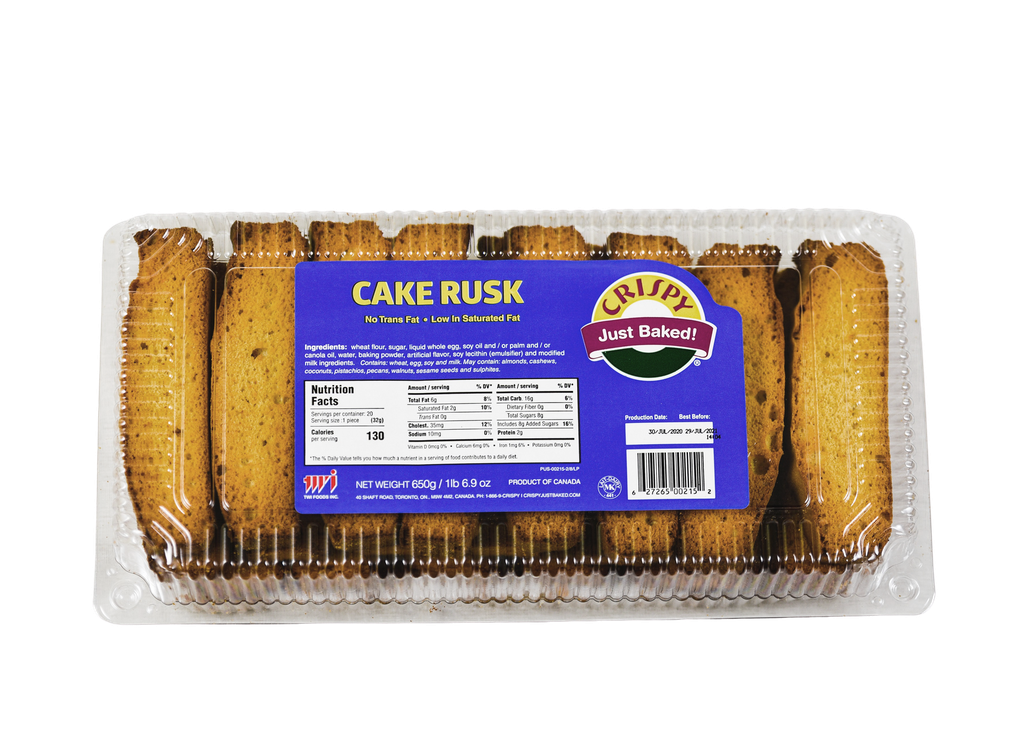 CRISPY CAKE RUSK REGULAR 550G