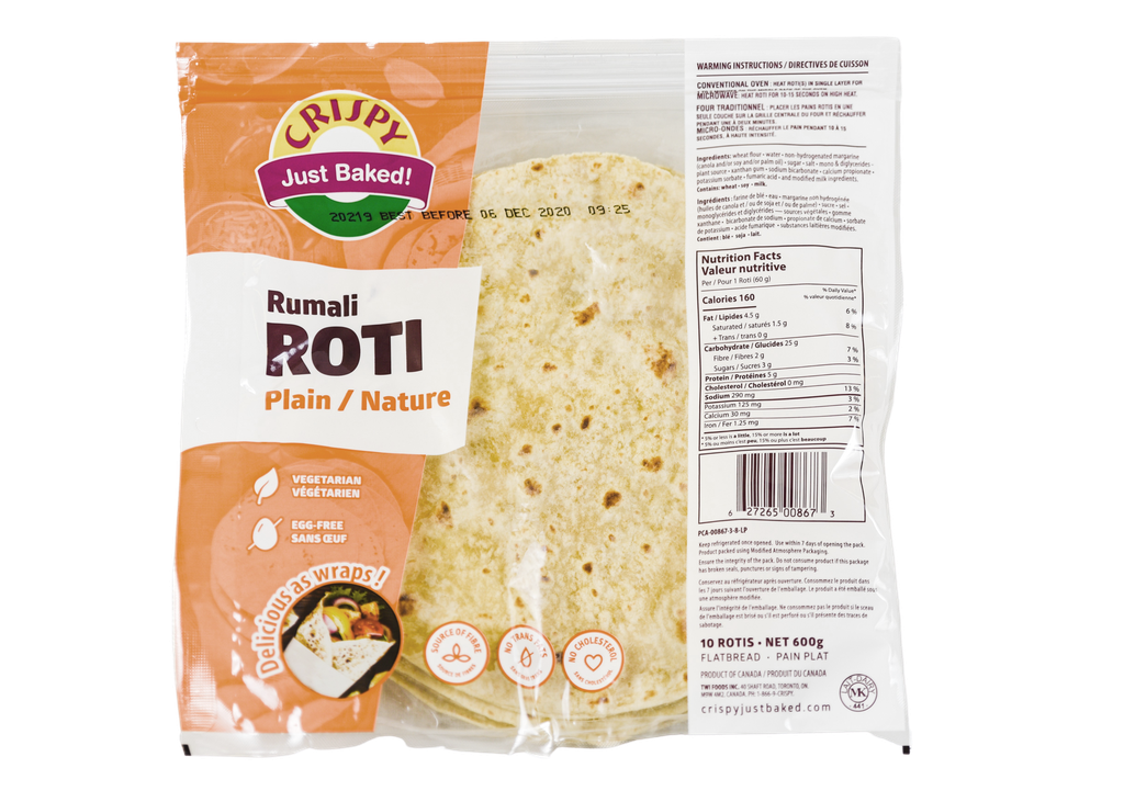 CRISPY ROTI RUMALI PLAIN 600G