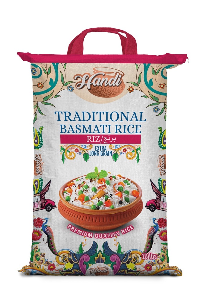 RICE HANDI TRADITIONAL BASMATI 10LBS