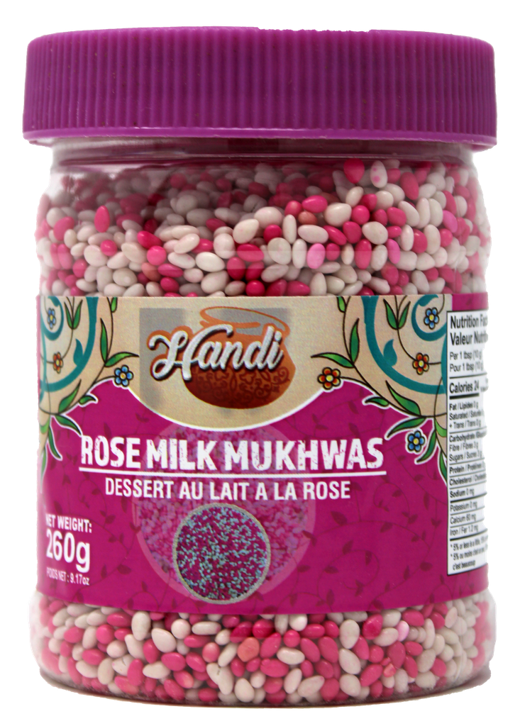 HANDI JAR MUKHWAS ROSE MILK 260GMS