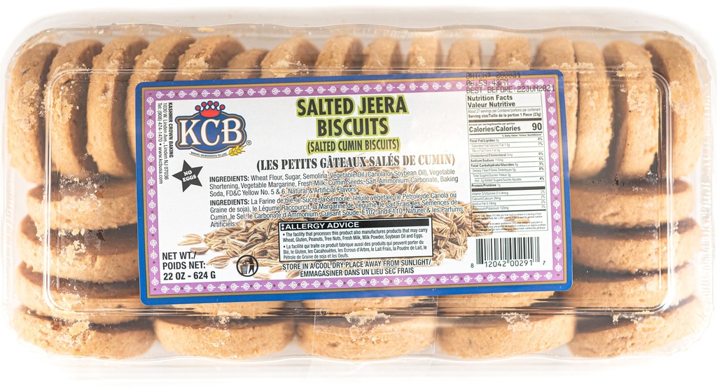 KCB BISCUIT 565 GM SALTED JEERA