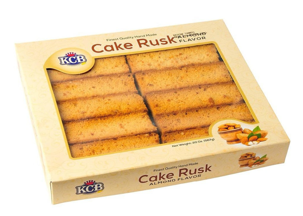 KCB CAKE RUSK 567 GM ALMOND (LARGE)