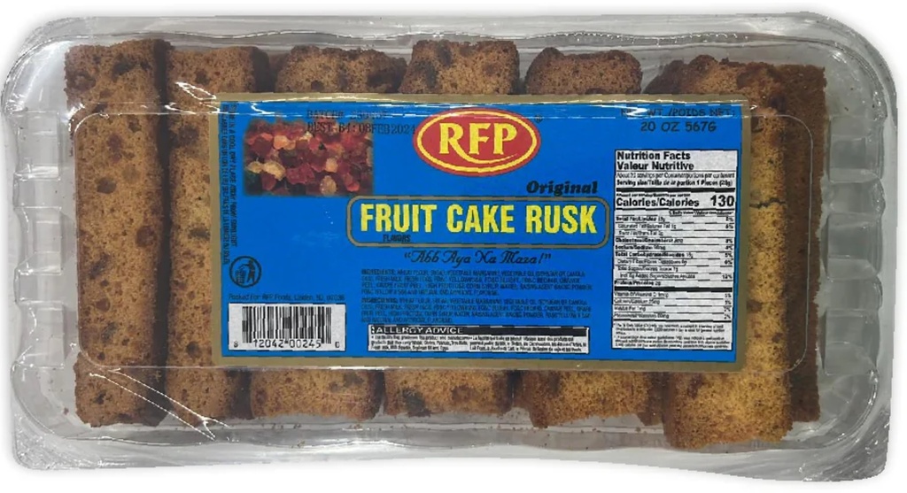 RFP FRUIT CAKE RUSK 453 GM