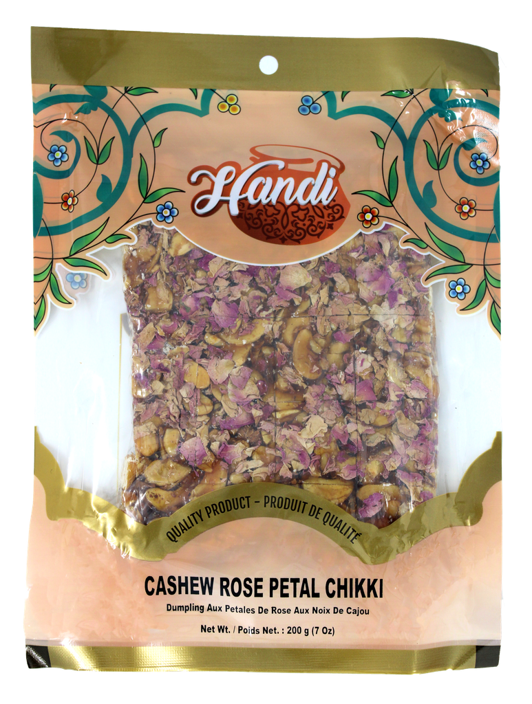 HANDI SN CHIKKI CASHEW ROSE PETAL 200GM