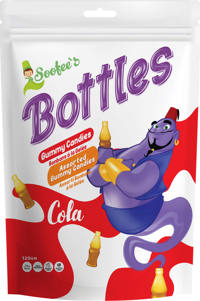 SOOFEE'S COLA BOTTLES 120GM