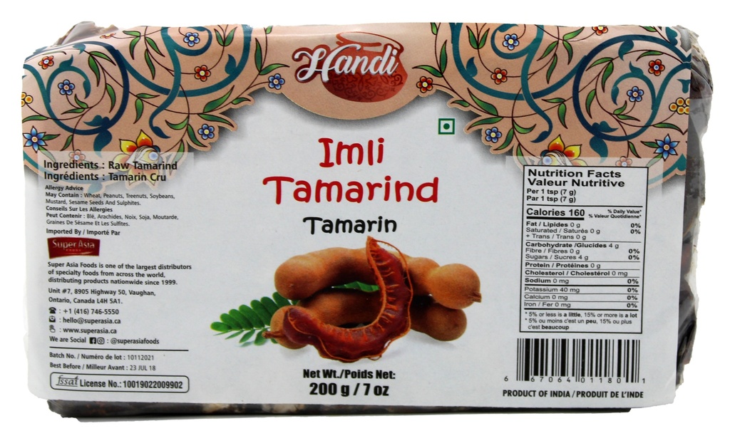 HANDI SEEDLESS TAMARIND 200gms