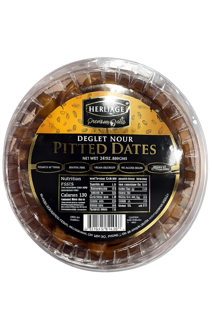DATES HERITAGE PITTED DATES (DEGLET) 680GM