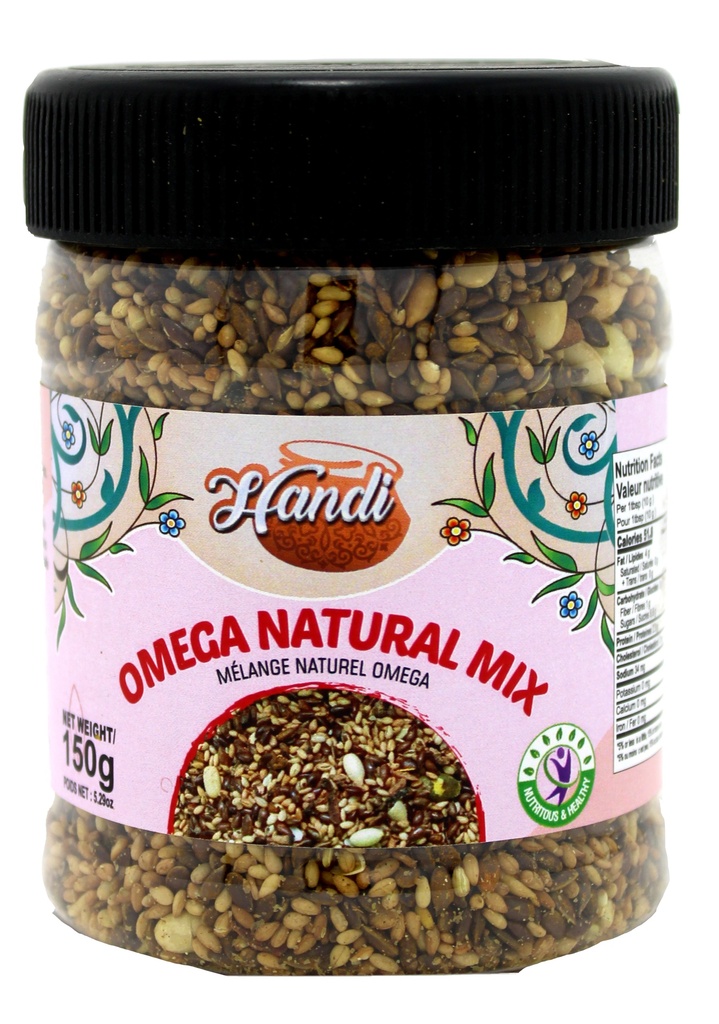 HANDI JAR MUKHWAS OMEGA NATURAL MIX 150GMS