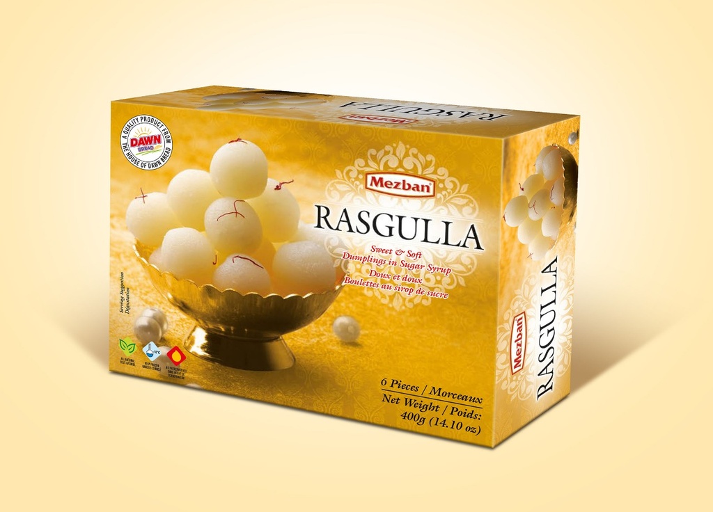 MEZBAN RASGULLA 400GM