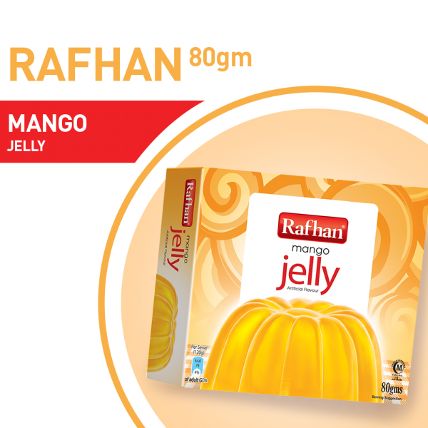 RAFHAN JELLY MANGO 80GMS