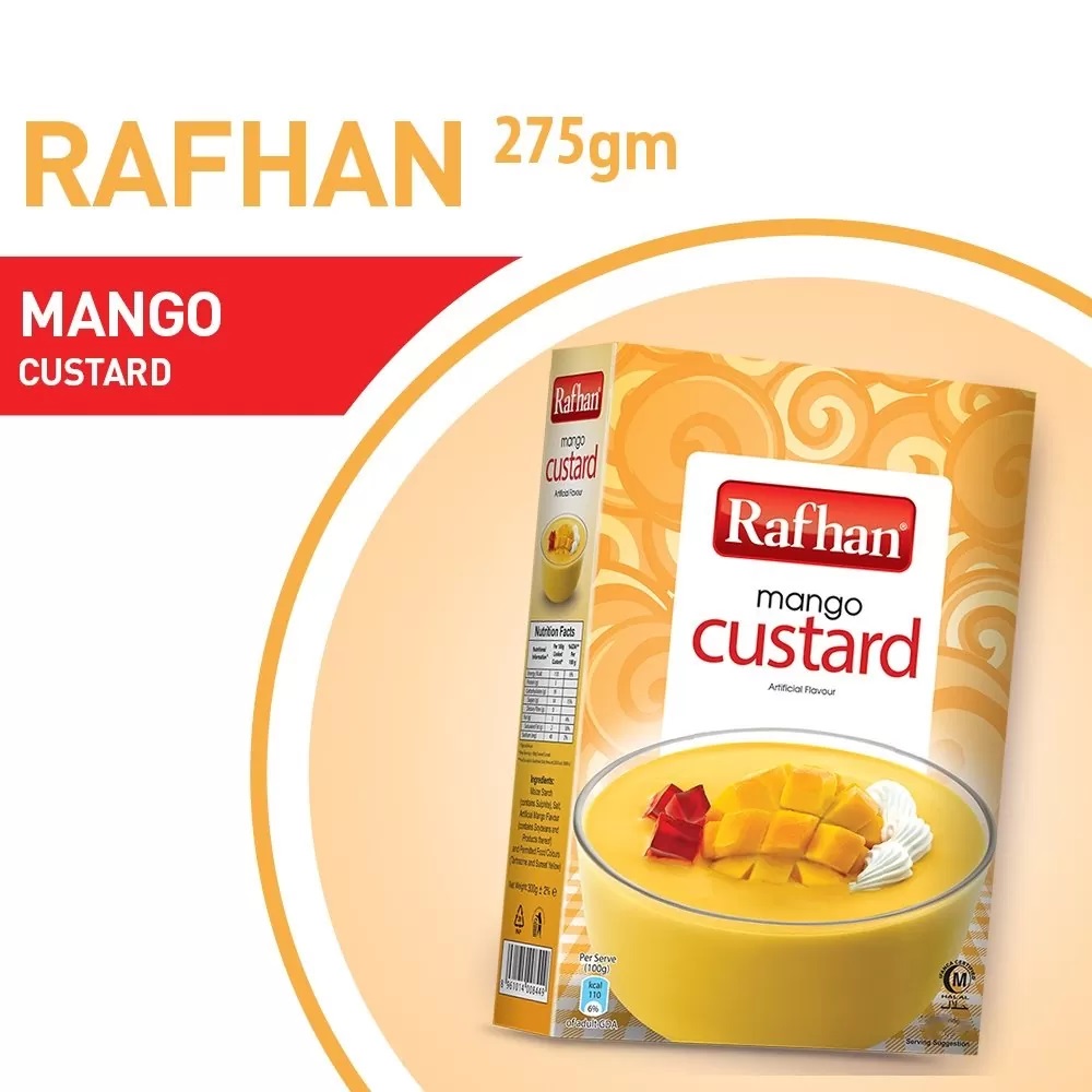 RAFHAN CUSTARD MANGO 275GMS