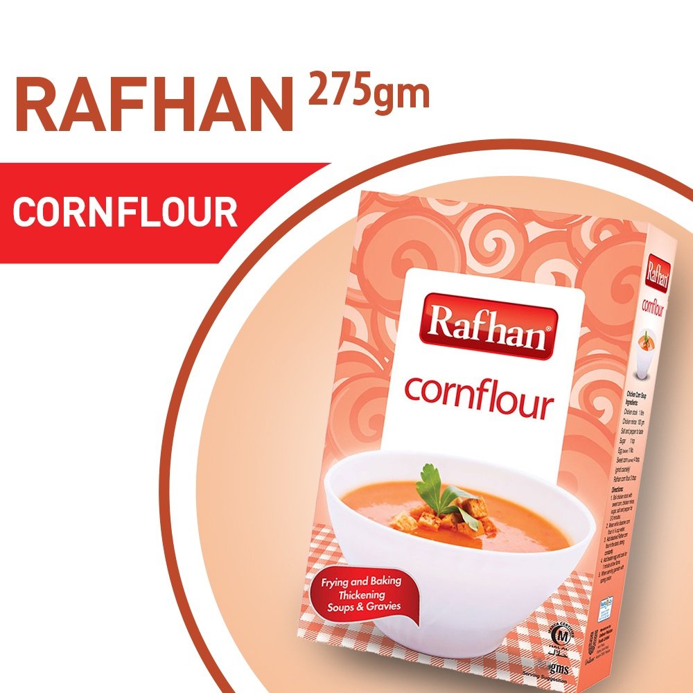 RAFHAN CORN FLOUR 275GMS