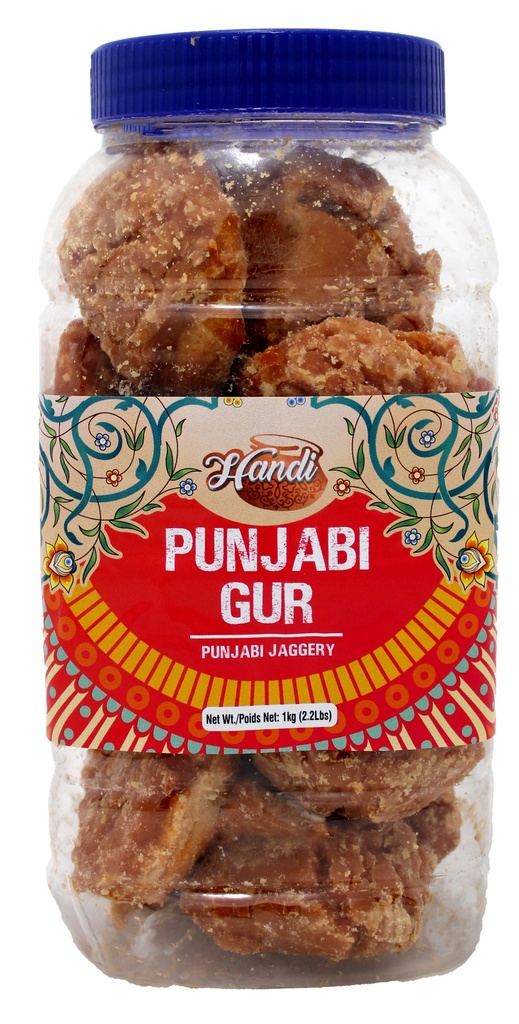 HANDI PUNJABI GUR (JAGGERY) 1KG