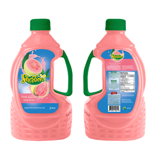 [SHR-JCE-3LTR-PGUAVA] SHERBON 3 LTR PINK GUAVA JUICE DRINK