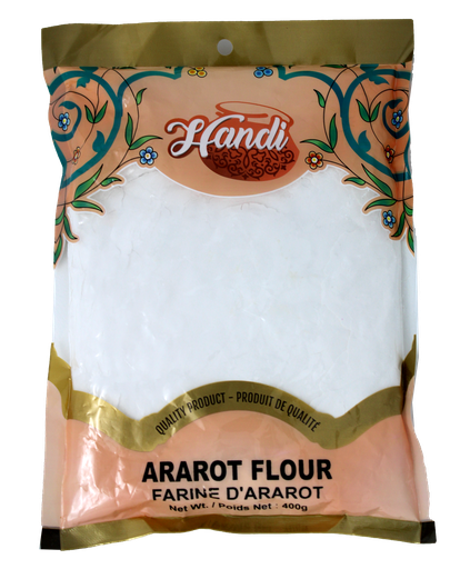[IN-FLOUR-ARRAROT] HANDI FL ARRAROT/ARROWROOT FLOUR 400GMS