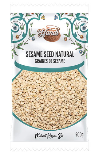 [IN-SES-NAT] HANDI PS SESAME SEED NATURAL 200GM