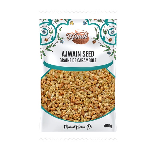 [IN-AJW-400] HANDI PS AJWAIN SEED 400GMS