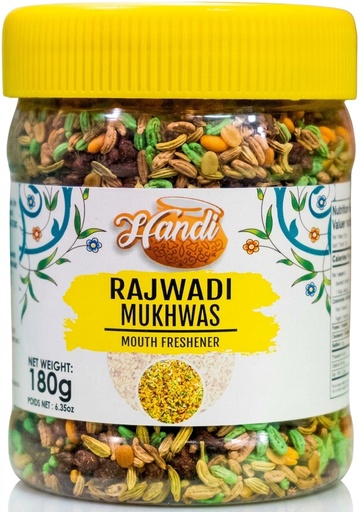 [IN-MUKHWAS-RAJW] HANDI JAR MUKHWAS RAJWADI 180GMS