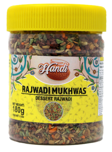 [IN-MUKHWAS-RAJW] HANDI JAR MUKHWAS RAJWADI 180GMS