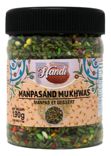 [IN-MUKHWAS-MANP] HANDI JAR MUKHWAS MAN PASAND 190GMS