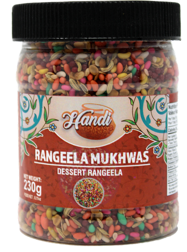 [IN-MUKHWAS-RANG] HANDI JAR MUKHWAS RANGEELA 230GMS