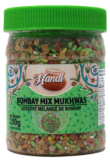 [IN-MUKHWAS-BOM] HANDI JAR MUKHWAS BOMBAY MIX 250GMS