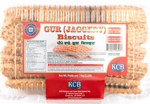 [K-COOK-GUR] KCB BISCUITS 1KG NO EGG GUR (JAGGERY)