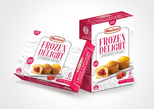 [DN-CUPCK-STRAW] MEZBAN CUPCAKE STRAWBERRY