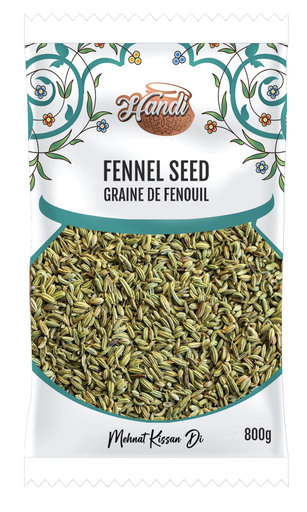 [IN-FEN-W800] HANDI PS FENNEL SEED WHOLE 800GM