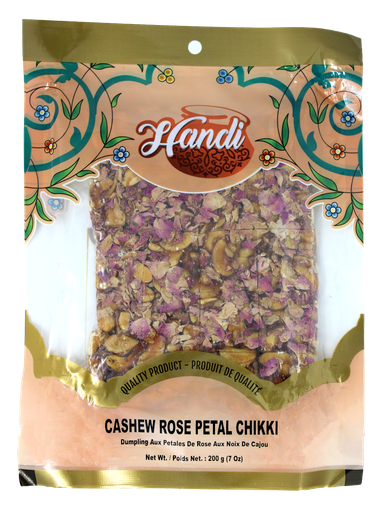 [HD-GAJ-CASHEW] HANDI SN CHIKKI CASHEW ROSE PETAL 200GM