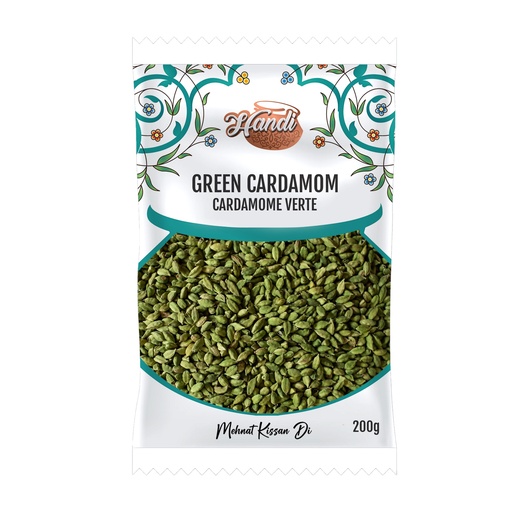[IN-CAR-GRN200] HANDI PS GREEN CARDAMOM 200GM