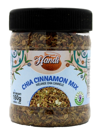 [IN-JAR-MIX-CHIA] HANDI JAR MUKHWAS CHIA CINNAMON MIX 160GMS