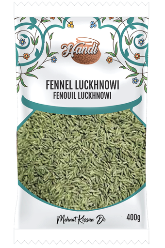 [IN-FEN-WHL-LUCK] HANDI PS FENNEL SEED LUCKHNOWI 400GM