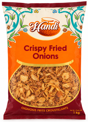 [FRIED-ON-1KG] HANDI ON FRIED ONIONS **CRISPY**  1KG