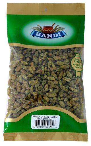 [HD-RAISIN-GRN-350GM] HANDI GREEN RAISIN 350GM